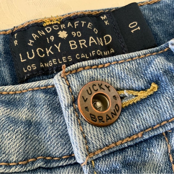 Girls Lucky Brand Light wash Skinny Jeans - Picture 5 of 7